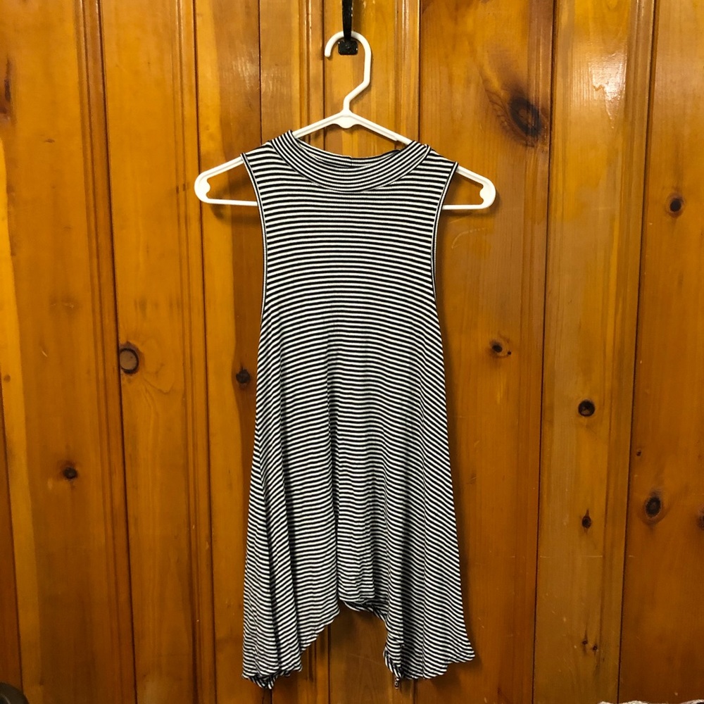 Stripped tee shirt dress